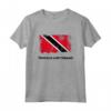 Trinidad and Tobago Flag Maglietta - Design Originale per Persone con Origini Trinidad and Tobago - Perfetta per Colleghi di Lavoro e Eventi Sportivi