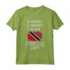 HapTiger Vacanza di Viaggio Trinidad Tobago Maglietta - Souvenir Design con Bandiera in Stile Invecchiato
