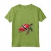 Donna Trinidad e Tobago Turtle Pride Maglietta con Collo a V - Mostra il Tuo Orgoglio Trinidad e Tobago - Ideale per Regalo o Souvenir