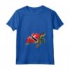 Donna Trinidad e Tobago Turtle Pride Maglietta con Collo a V - Mostra il Tuo Orgoglio Trinidad e Tobago - Ideale per Regalo o Souvenir