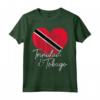 Trinidad & Tobago Bandiera Maglietta - Design Vintage, Ottimo Regalo o Souvenir - Leggera e Taglio Classico