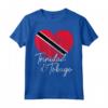 Trinidad & Tobago Bandiera Maglietta - Design Vintage, Ottimo Regalo o Souvenir - Leggera e Taglio Classico