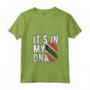 Donna è nel mio DNA - Maglietta Bandiera di Trinidad e Tobago con Impronta Digitale - Ideale per Regalo Unico di Trinidad e Tobago