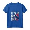 Donna è nel mio DNA - Maglietta Bandiera di Trinidad e Tobago con Impronta Digitale - Ideale per Regalo Unico di Trinidad e Tobago