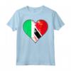 Irlandese e Trinidad Tobago Heart Mix Heritage Maglietta - Regalo di Natale per Chiunque Sia Nazionalità Trinidad - Vintage Bandiera Trinidad e Tobago