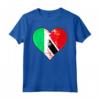 Irlandese e Trinidad Tobago Heart Mix Heritage Maglietta - Regalo di Natale per Chiunque Sia Nazionalità Trinidad - Vintage Bandiera Trinidad e Tobago