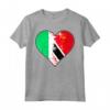 Irlandese e Trinidad Tobago Heart Mix Heritage Maglietta - Regalo di Natale per Chiunque Sia Nazionalità Trinidad - Vintage Bandiera Trinidad e Tobago