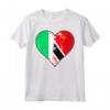 Irlandese e Trinidad Tobago Heart Mix Heritage Maglietta - Regalo di Natale per Chiunque Sia Nazionalità Trinidad - Vintage Bandiera Trinidad e Tobago