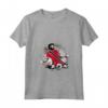 Donna Trinidad e Tobago Calcio Bandiera Nazionale Trinidadiana Maglietta con Collo a V - Support your Team in Style with Soccer Art and National Flag Design