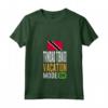 Trinidad Tobago Souvenir - Viaggi - Maglietta Vacanza con Collo a V - Ideale per Appassionati di Viaggi e Famiglie