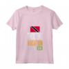 Trinidad Tobago Souvenir - Viaggi - Maglietta Vacanza con Collo a V - Ideale per Appassionati di Viaggi e Famiglie