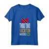 Trinidad Tobago Souvenir - Viaggi - Maglietta Vacanza con Collo a V - Ideale per Appassionati di Viaggi e Famiglie