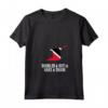 Donna Doubles, Roti - Sweet Trinidad & Tobago Trini Patriotic Tee Maglietta con Collo a V - Ideal for Homesick Trinis - Express Caribbean Pride!