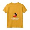 Donna Doubles, Roti - Sweet Trinidad & Tobago Trini Patriotic Tee Maglietta con Collo a V - Ideal for Homesick Trinis - Express Caribbean Pride!