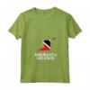 Donna Doubles, Roti - Sweet Trinidad & Tobago Trini Patriotic Tee Maglietta con Collo a V - Ideal for Homesick Trinis - Express Caribbean Pride!