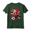 Dabbing Cane Trinidad e Tobago Calcio - Bandiera Trinidad Maglietta - Proud Supporter of the National Flag Soccer Team