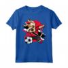 Dabbing Cane Trinidad e Tobago Calcio - Bandiera Trinidad Maglietta - Proud Supporter of the National Flag Soccer Team