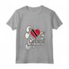 Donna Amo la mia ragazza - Maglietta con Collo a V Trinidad per un Regalo di Natale Unico - Ideale per San Valentino