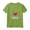Donna Doubles, Roti - Sweet Trinidad & Tobago Trini Patriotic Tee Maglietta con Collo a V - Perfect Tee for Homesick Trinis Away from Home