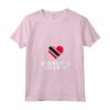 Donna Doubles, Roti - Sweet Trinidad & Tobago Trini Patriotic Tee Maglietta con Collo a V - Perfect Tee for Homesick Trinis Away from Home