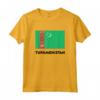 Turkmenistan Flag Maglietta - Design Unico per Mostrare l'Orgoglio della Turkmenistan - Ideale per Colleghi di Lavoro e Eventi Sportivi