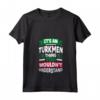 Donna Turkmenistan Bandiera - Maglietta Divertente per Orgogliosi Turkmeni - Ideale per Chiunque Abbia Origini Turkmene