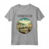 Turkmenistan Scenario Art Deco Maglietta - Design Unico che Celebra la Bellezza del Turkmenistan