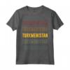 Turkmenistan Pride - Nato in Turkmenistan Maglietta per l'Orgoglio Culturale - Ideale per Riunioni o Feste Nazionali