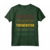 Turkmenistan Pride - Nato in Turkmenistan Maglietta per l'Orgoglio Culturale - Ideale per Riunioni o Feste Nazionali
