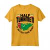 Turkmenistan Turkmenistan Mezzo turkmeno bandiera Maglietta - Design del Turkmenistan - Ideale per chiunque abbia origine turkmena