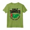 Turkmenistan Turkmenistan Mezzo turkmeno bandiera Maglietta - Design del Turkmenistan - Ideale per chiunque abbia origine turkmena