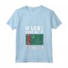 Donna Turkmenistan Flag Souvenir - Maglietta con Bandiera e Slogan 'Se perso mandami in Turkmenistan' - Ideale come Souvenir o Regalo