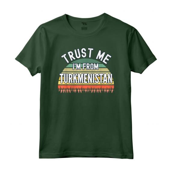 Divertente Regalo Turkmenistan - Fidati di me sono dal Turkmenistan Maglietta - Design Colorato Vintage Retrò