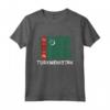 Turkmenistan Maglietta - Bandiera Turkmenistan - Regalo Ideale per Compleanno e Natale