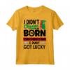 Turkmenistan Bandiera Turkmena I Just Got Lucky Funny Maglietta - Ideale per Turkmeni e Chiunque Ami la Cultura Turkmena