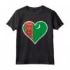 Bandiera del Turkmenistan - Cuore Turkmenistan Maglietta - Ideale per Indipendenza - Regali e Amore per il Turkmenistan