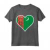 Bandiera del Turkmenistan - Cuore Turkmenistan Maglietta - Ideale per Indipendenza - Regali e Amore per il Turkmenistan