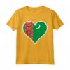 Bandiera del Turkmenistan - Cuore Turkmenistan Maglietta - Ideale per Indipendenza - Regali e Amore per il Turkmenistan