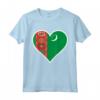 Bandiera del Turkmenistan - Cuore Turkmenistan Maglietta - Ideale per Indipendenza - Regali e Amore per il Turkmenistan