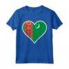 Bandiera del Turkmenistan - Cuore Turkmenistan Maglietta - Ideale per Indipendenza - Regali e Amore per il Turkmenistan