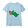 Mappa di Bandiera del HapTiger - Maglietta Unisex con Design Esclusivo - Orgoglio Turkmeno in Movimento