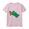 Mappa di Bandiera del HapTiger - Maglietta Unisex con Design Esclusivo - Orgoglio Turkmeno in Movimento