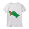 Mappa di Bandiera del HapTiger - Maglietta Unisex con Design Esclusivo - Orgoglio Turkmeno in Movimento