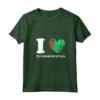Donna I Love Turkmenistan - Bandiera Cuore Turkmenistan Maglietta con Collo a V - Ideale per gli Amanti del Turkmenistan