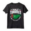 Turkmenistan Turkmenistan Mezzo turkmeno Bandiera Maglietta - Design del Turkmenistan - Ideale per chi ha orgoglio turkmeno