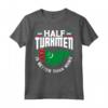 Turkmenistan Turkmenistan Mezzo turkmeno Bandiera Maglietta - Design del Turkmenistan - Ideale per chi ha orgoglio turkmeno
