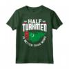 Turkmenistan Turkmenistan Mezzo turkmeno Bandiera Maglietta - Design del Turkmenistan - Ideale per chi ha orgoglio turkmeno