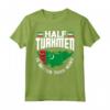 Turkmenistan Turkmenistan Mezzo turkmeno Bandiera Maglietta - Design del Turkmenistan - Ideale per chi ha orgoglio turkmeno