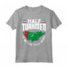 Turkmenistan Turkmenistan Mezzo turkmeno Bandiera Maglietta - Design del Turkmenistan - Ideale per chi ha orgoglio turkmeno