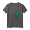 Bandiera del Turkmenistan I love It is my DNA - Maglietta con Collo a V - Ideale per Mostrare il Tuo Amore per il Turkmenistan